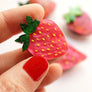 Laliblue : Plant Lover : Set of 4 Strawberry Button Covers