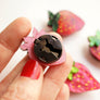 Laliblue : Plant Lover : Set of 4 Strawberry Button Covers