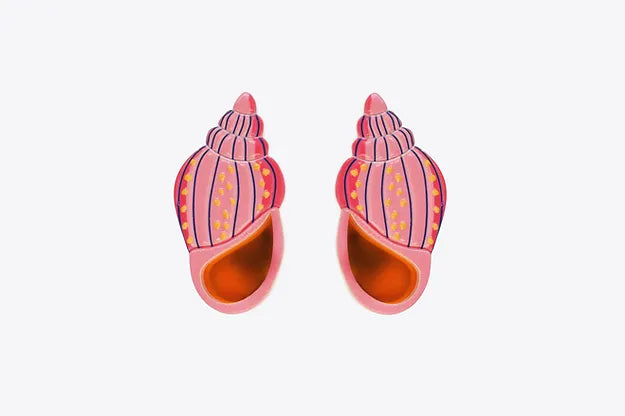 LaliBlue : Summerween : Shell Earrings