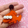 Birdie Bananas : Simpsons 3 Eye Fish Earrings