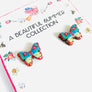 Rosie Rose Parker : Small Butterfly Stud Earrings