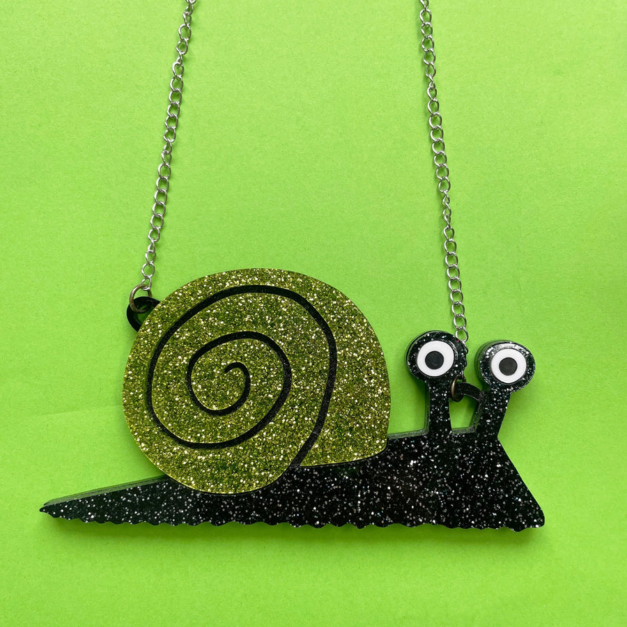 Happy Stuff Studio : Snail Necklace