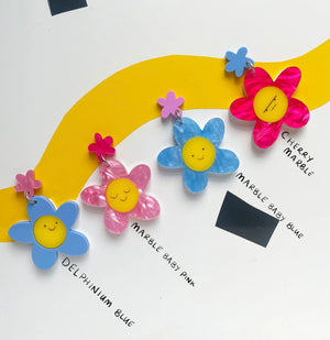 Happy Stuff Studio : Spring Blossom Daisy Earrings