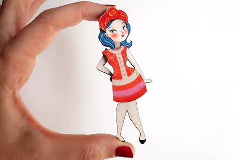 LaliBlue : Spring Colour Outfit Brooches