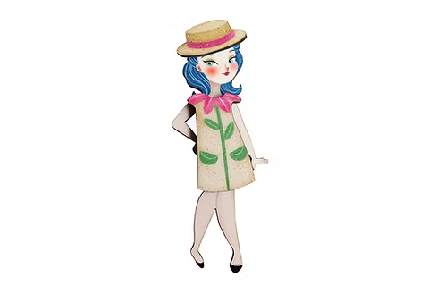 LaliBlue : Spring Flowers Outfit Brooches