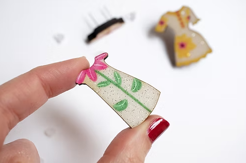 LaliBlue : Spring Flowers Outfit Brooches