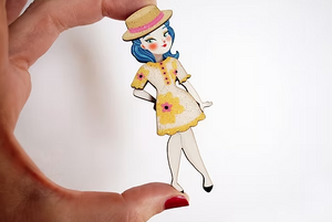 LaliBlue : Spring Flowers Outfit Brooches