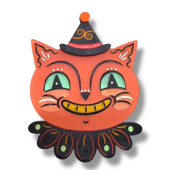 Lipstick & Chrome : Spunky Copper Cat Brooch x Johanna Parker