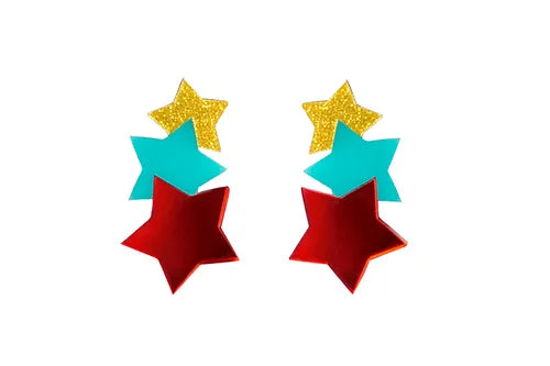 LaliBlue :  Christmas :  Star Earrings [PRE-ORDER]