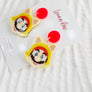 Louna Rae : Super Mario Cat Dangle Earrings [LUCKY LAST!]