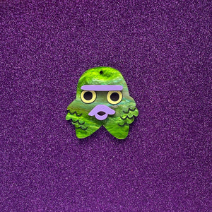 Happy Stuff Studio : Monster Monster: Swamp Dude Brooch