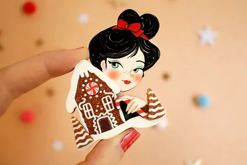 LaliBlue :  Christmas : Sweet Gingerbread Brooch [PRE-ORDER]