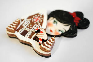 LaliBlue :  Christmas : Sweet Gingerbread Brooch [PRE-ORDER]