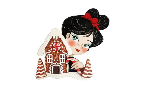 LaliBlue :  Christmas : Sweet Gingerbread Brooch [PRE-ORDER]