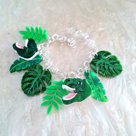 Cherryloco : T Rex Dinosaur Charm Bracelet [PRE-ORDER]