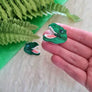 Cherryloco : T Rex Dinosaur Statement Studs