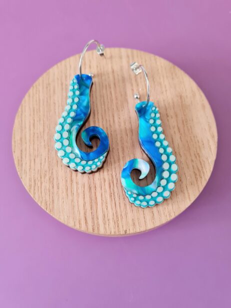 Cherryloco : Tentacle Dangle Earrings