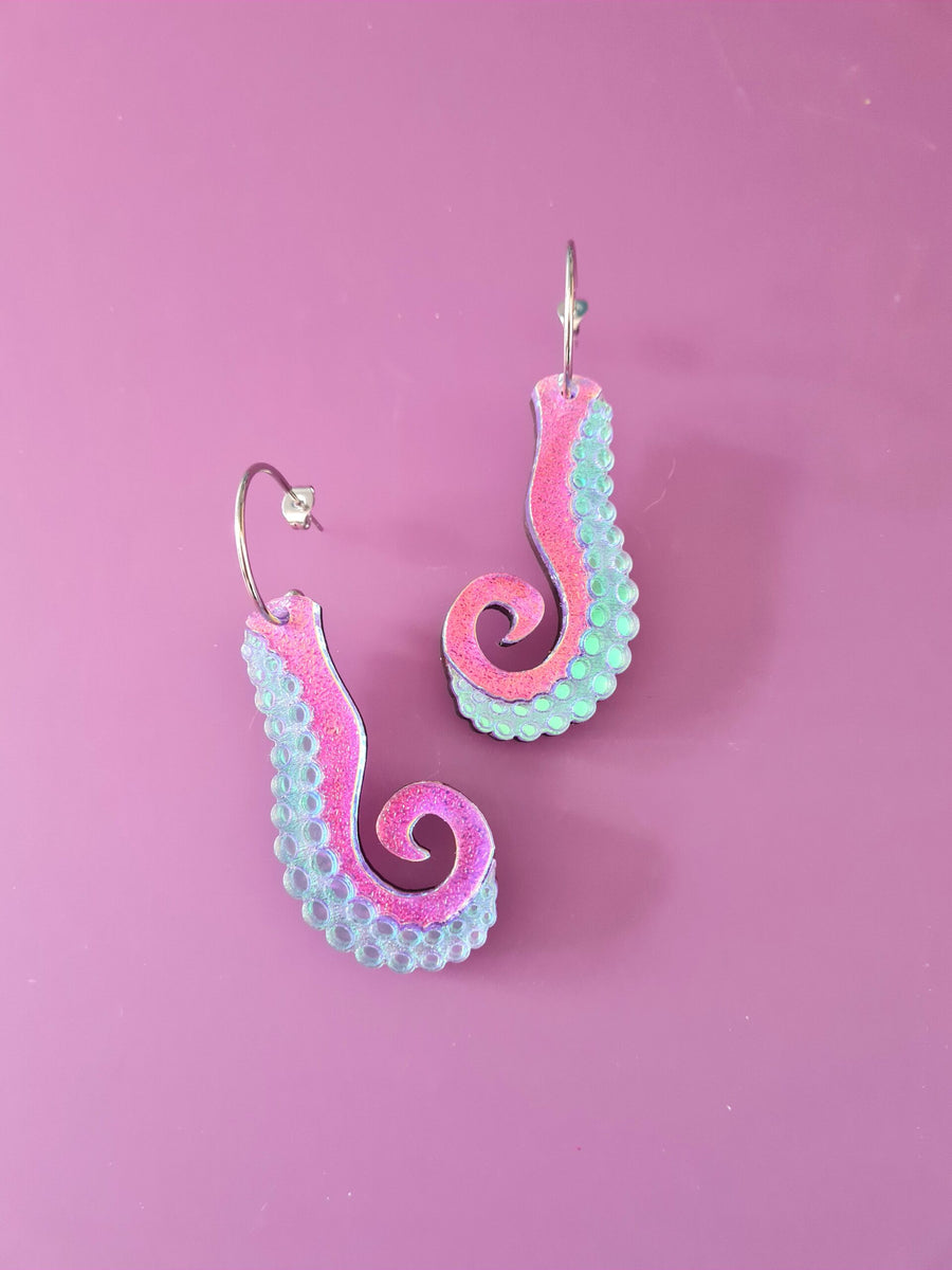 Cherryloco : Tentacle Dangle Earrings