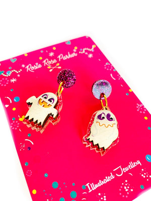 Rosie Rose Parker :  Halloween : The Unconfident Ghost Earrings [PRE-ORDER]