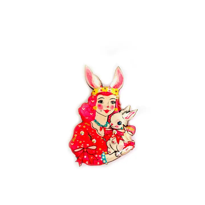 Rosie Rose Parker : Bunny Girl Brooch