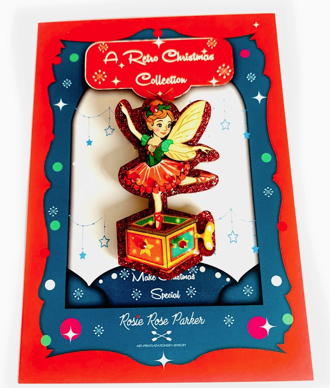 Rosie Rose Parker : The nutcracker fairy brooch