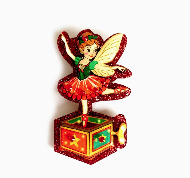 Rosie Rose Parker : The nutcracker fairy brooch
