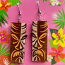 Lipstick & Chrome : Tiki Totem Earrings By Miss Fluff