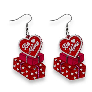 Lipstick & Chrome : Valentine's Happy Mail Earrings By 50's Vintage Dame