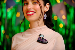 LaliBlue : Cursed Carnival : Vampire Bumper Car Brooch
