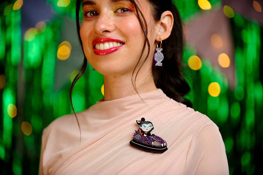 LaliBlue : Cursed Carnival : Vampire Bumper Car Brooch