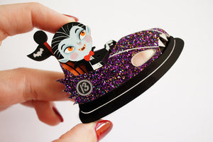 LaliBlue : Cursed Carnival : Vampire Bumper Car Brooch