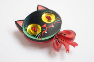 LaliBlue : Cursed Carnival : Vampire Kitten Brooch