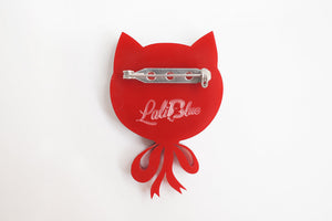 LaliBlue : Cursed Carnival : Vampire Kitten Brooch