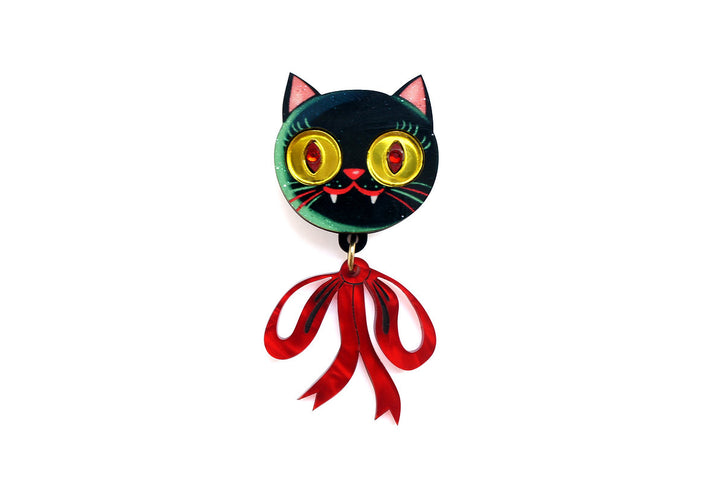 LaliBlue : Cursed Carnival : Vampire Kitten Button Cover