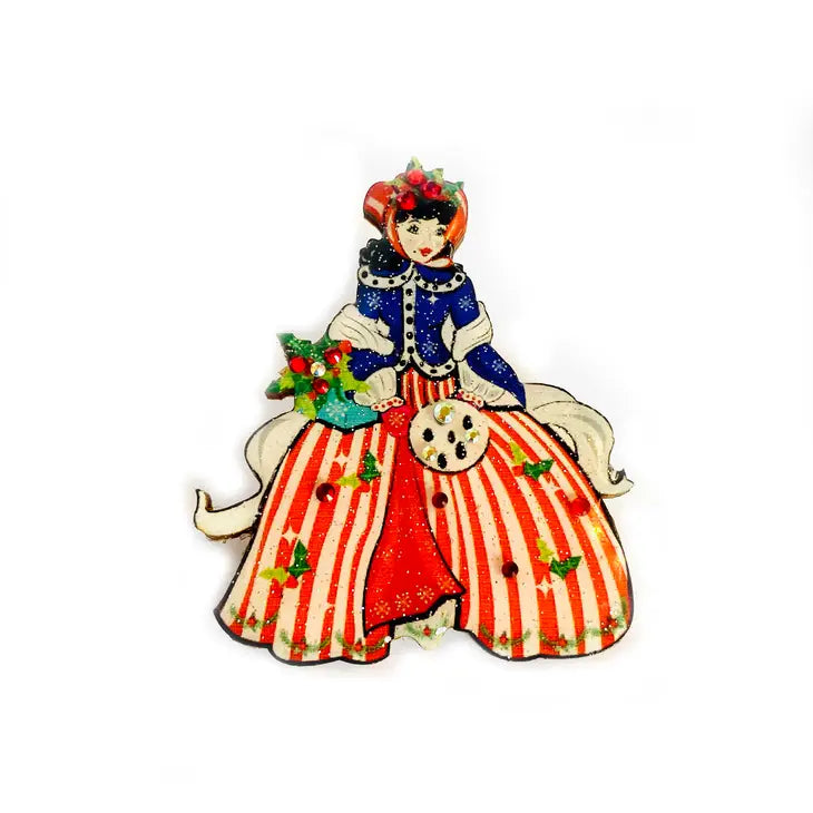 Rosie Rose Parker :  Christmas : Victoria the Christmas Brooch [PRE-ORDER]