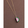 Wolf & Moon : Watermelon Necklace