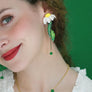 Laliblue : Plant Lover : Wild daisy earrings