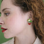 Laliblue : Plant Lover : Wild strawberry earrings