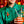 LaliBlue : Creepy Party : Woman dressed as a pumpkin brooch