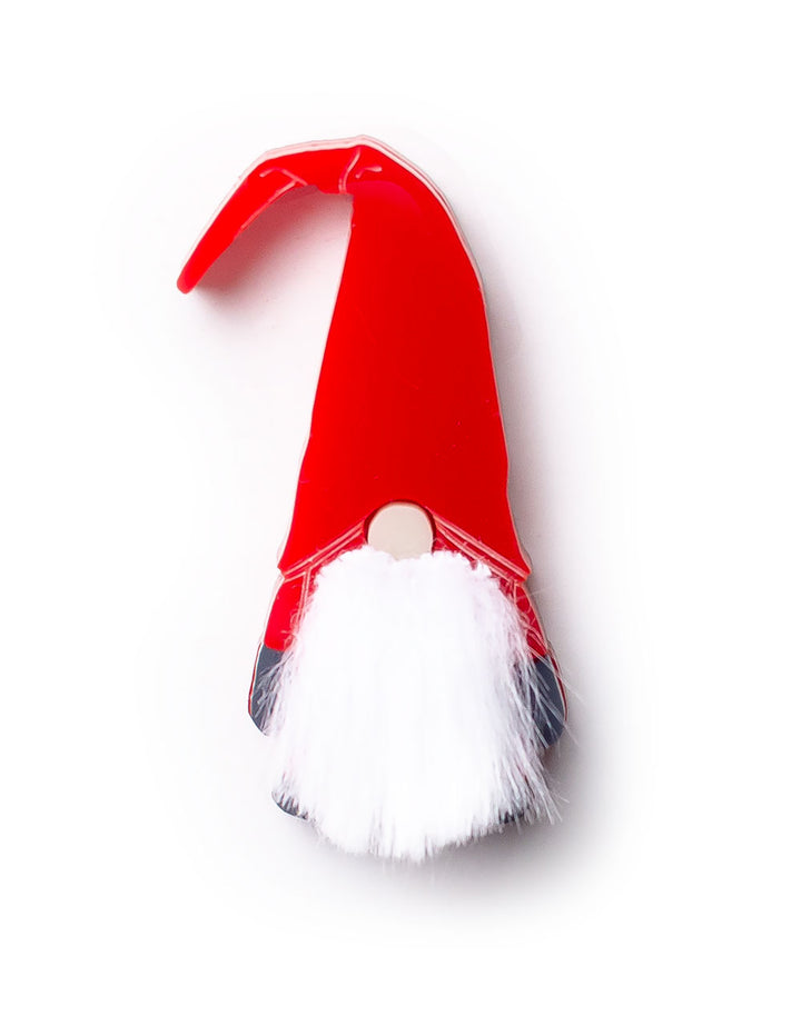 Martinis & Slippers : Tomte Brooch - Red