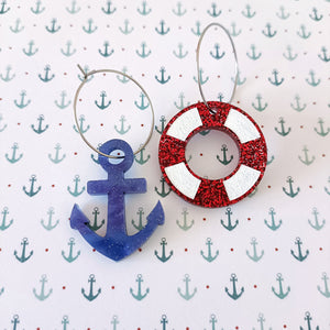 Bright and Bubbly : Ahoy There : Set Sail Dangle Earrings