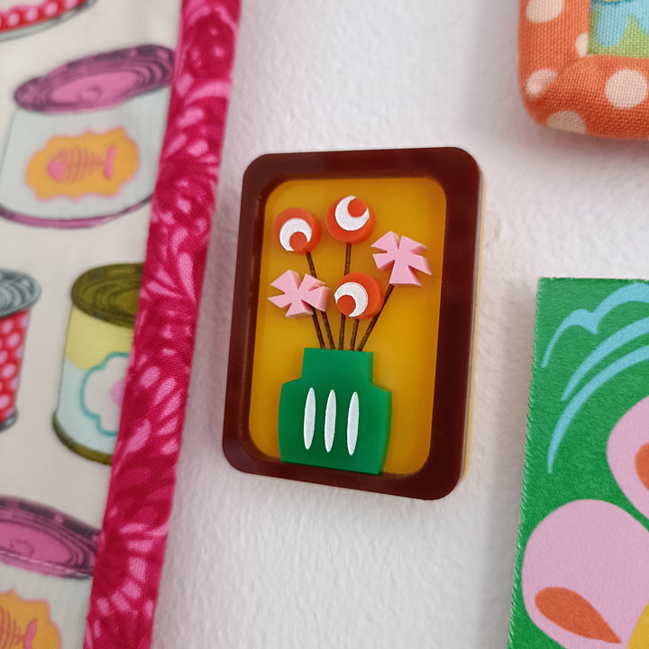 Bright and Bubbly : Mid Century Release : Artwork Brooch