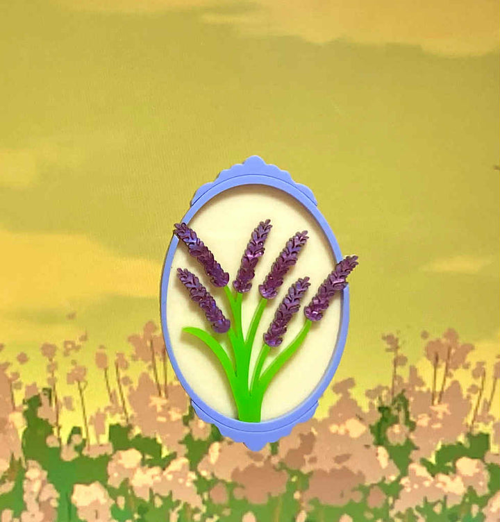 Tantalising Treasures : Flowers, Fairytales & Friends : Lavender Brooch