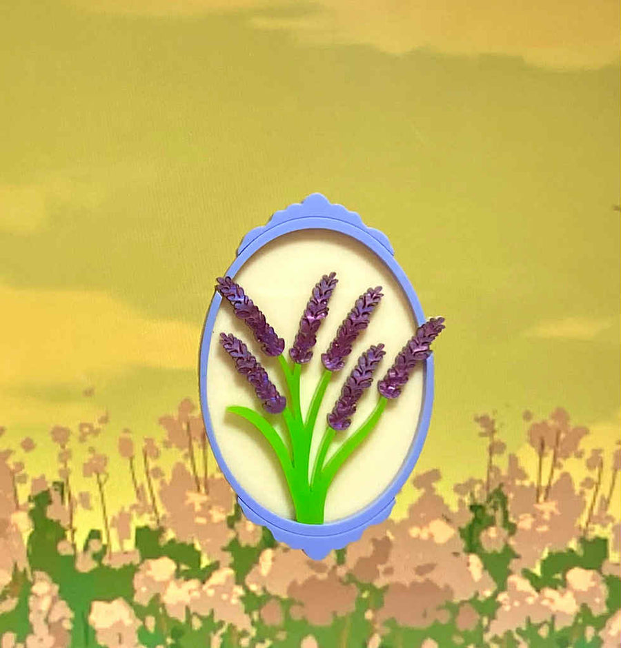 Tantalising Treasures : Flowers, Fairytales & Friends : Lavender Brooch