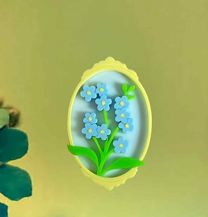 Tantalising Treasures : Flowers, Fairytales & Friends : Forget-Me-Not Brooch