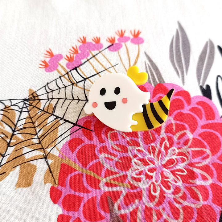 Bright and Bubbly : Halloween : Boo Bee Brooch [LUCKY LAST!]