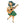 LaliBlue : Spring Festival : Girl playing guitar Brooch