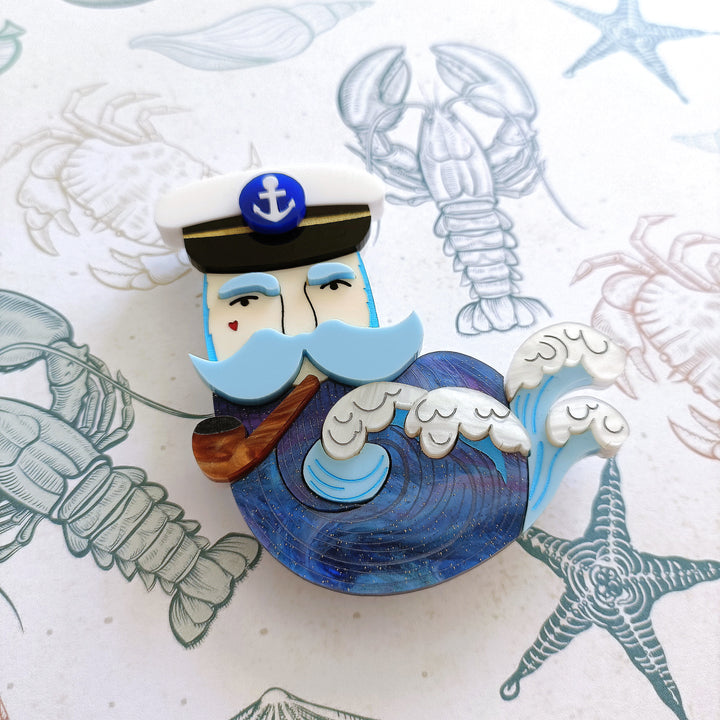 Bright and Bubbly : Ahoy There : Captain of the Sea Brooch