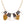 LaliBlue : Spring Festival : Piano with Hands Necklace