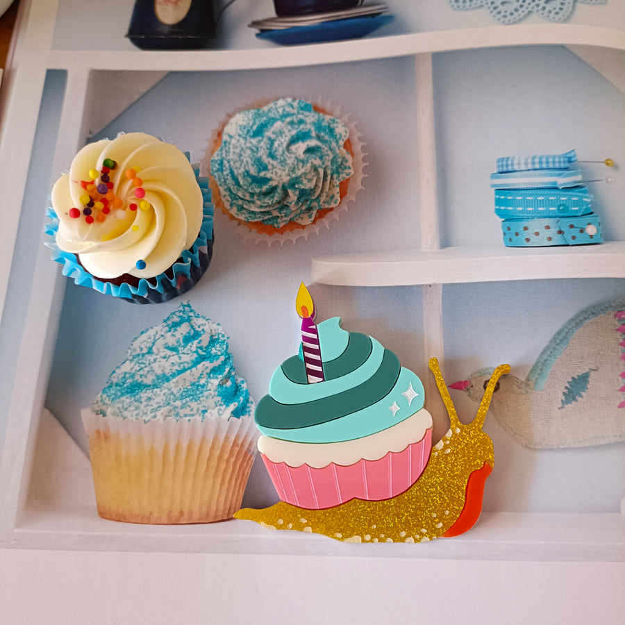 Bright and Bubbly : Silvia's Adventures : Birthday Silvia Brooch